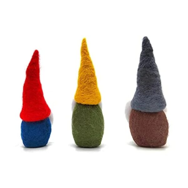 3 Pack Gnome Felting Kits Mother's Day Craft Kit 6 inch Gnomes Ornaments Kit Include Everything to Make - Friendly Instruction Gift for Mom, Gift for Wedding