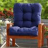 42” x 21” Hawaii Back Chair Outdoor Seating Cushions, Durable Polyester