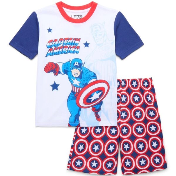 Teenage Mutant Ninja Turtles Boys Graphic Print Tee and Shorts Sleep Set, 2-Piece, Sizes 4-12