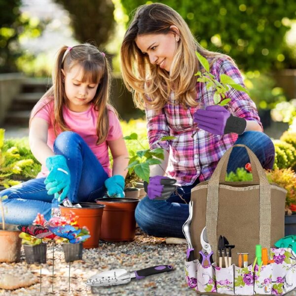 Heavy Duty Gardening Tools - 83-Piece Gardening Gifts for Women, Mom, Men - Durable, Ergonomic Garden Tool Set