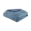 7 Piece Reversible Bed in a Bag Comforter Set with Sheets, Black, Queen