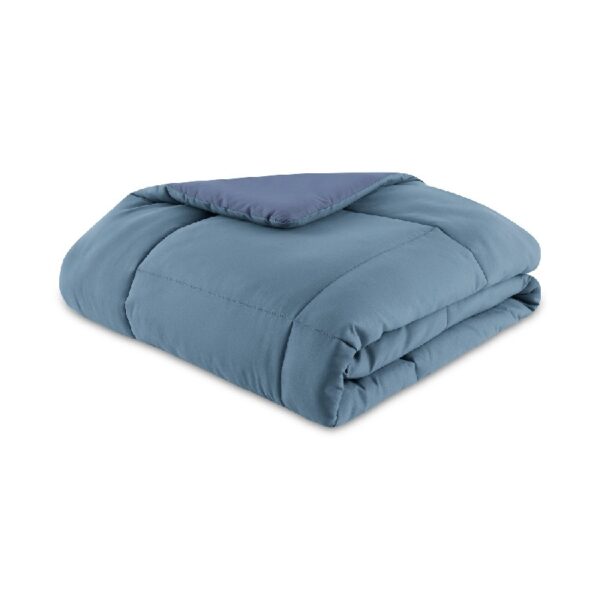 7 Piece Reversible Bed in a Bag Comforter Set with Sheets, Black, Queen