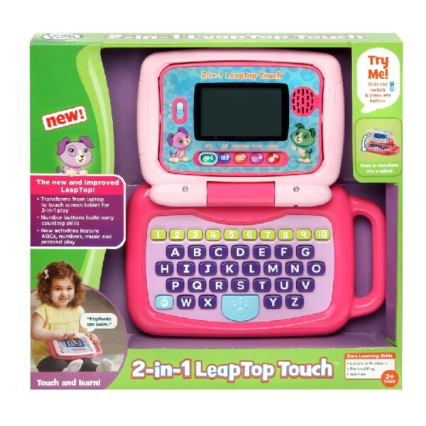 2-in-1 LeapTop Touch (Pink) Baby and Toddler Toys