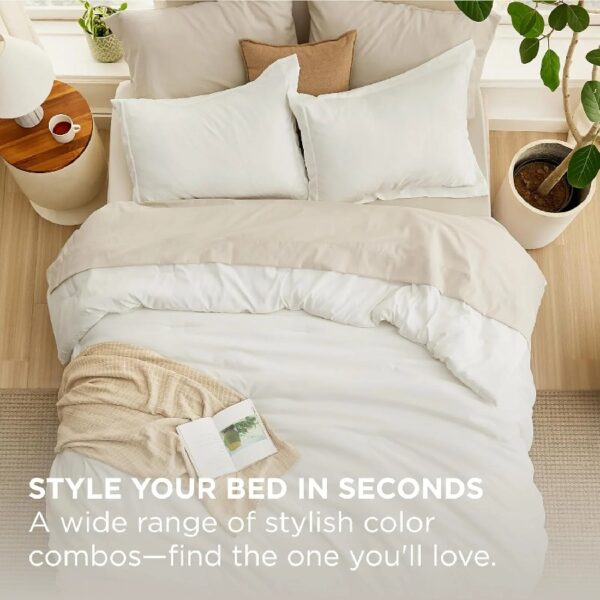 King Size Comforter Set Burnt Orange, 7 Pieces Lightweight King Bedding Sets Boho with Comforter, Sheets, Pillowcases & Shams