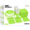 Exquisite 350 Piece Easter Plastic Disposable Party Plates & Dinnerware Combo Set