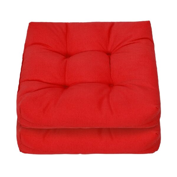 2 PCS 21'' x 21'' Patio Chair Seat Cushion Pads Indoor/Outdoor Turquoise
