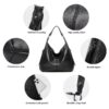 Sendfen Handbags for Women Shoulder Bags Tote Satchel Hobo 4pcs Purse Set