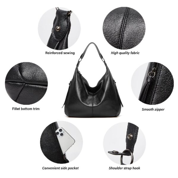 Sendfen Handbags for Women Shoulder Bags Tote Satchel Hobo 4pcs Purse Set