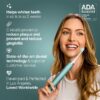 Black Series Electric Toothbrush - Rechargeable, 4 Modes, Travel Case, 8 Brush Heads