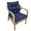42” x 21” Hawaii Back Chair Outdoor Seating Cushions, Durable Polyester