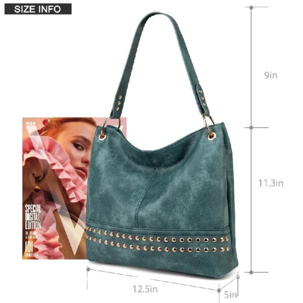 Hobo Bag Purses and Handbags for Women Top Handle Handbags with Zipper