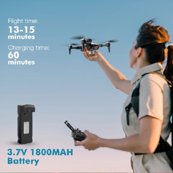 Mini Drone with Camera for Kids Adults Beginner 1080P FPV Camera Foldable RC Drones Quadcopter,Christmas Gifts for Kids Boys
