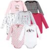Cotton Long-Sleeve Bodysuits, 7-Pack, Preemie-24 Months