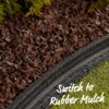 Premium Brown Rubber Mulch Nuggets, 0.8 cu ft