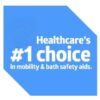 Toilet Safety Rails, Height Adjustable Toilet Frame, 250 lb. Weight Capacity