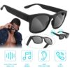 Unisex Smart Sunglasses with Bluetooth, Black