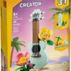 Creator 3 in 1 Tropical Ukulele Instrument Toy, Transforms from Ukulele to Surfboard Toy to Dolphin Toy, Sea Animal Toy, Beach-Themed Birthday Gift Idea for Girls and Boys Ages 8 and Up, 31156