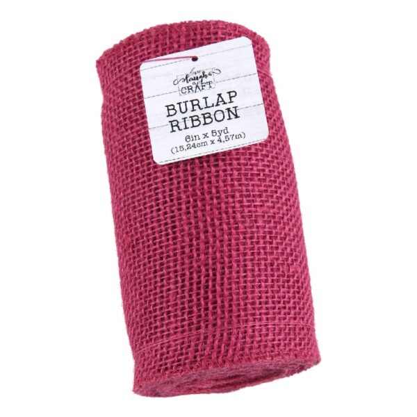 Love, Laugh, Craft Jute Burlap Roll Precut, 6
