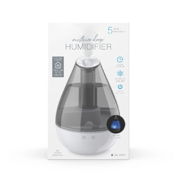 Enrichment MistAire Drop Ultrasonic Humidifier, White