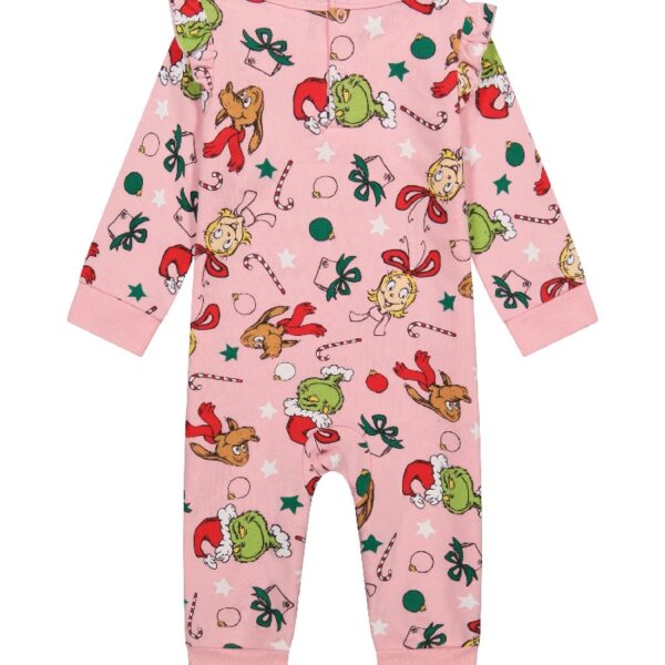 Dr.Seuss Baby Boy Grinch Printed Coverall, Sizes 0-24 Months