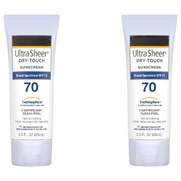 Ultra Sheer Dry-Touch Sunscreen SPF 70 3 oz (Pack of 2)