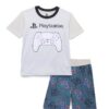 Teenage Mutant Ninja Turtles Boys Graphic Print Tee and Shorts Sleep Set, 2-Piece, Sizes 4-12