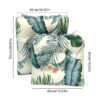Outdoor Patio Cushion, Rocking Chair Cushion Set, Tufted Pads, Set of Upper and Lower with Ties Pack of 2 (2 Sets) - Back 21