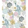 RoomMates Perennial Pink Floral Peel and Stick Wallpaper, 20.5 inches x 18 feet, 1 roll,