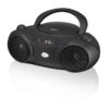 GPX CD Boombox, AM/FM, LED Display, BC232R, Red