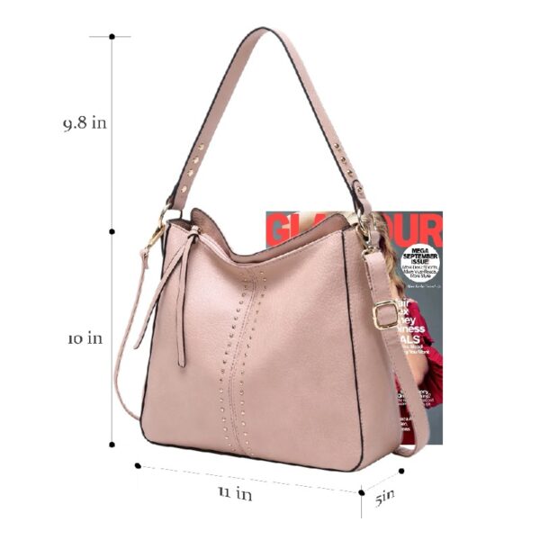 Hobo Bag for Women Crossbody Purse and Handbags Ladies Chic Shoulder Bags, Red