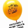 36 Boy'S Construction Balloons Happy Birthday Party Supplies Helium Latex