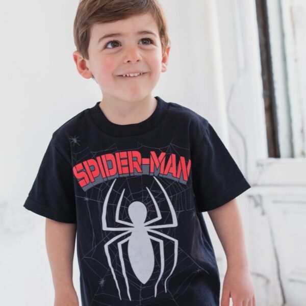 Spider-Man 4 Pack T-Shirts Toddler to Big Kid