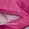 Light Weight Down Alternative Comforter Set, Queen, Green, Reversible