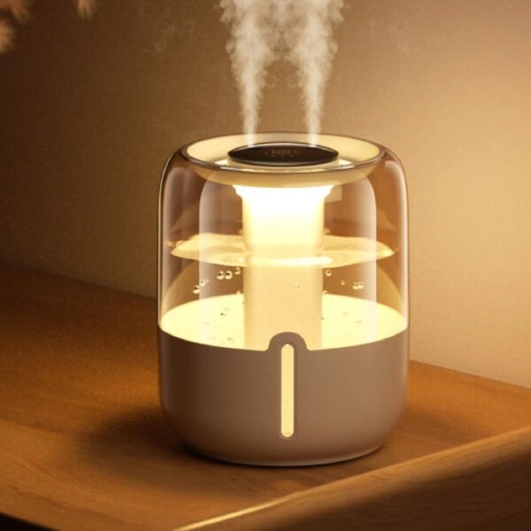 Cool Mist Humidifier,Humidifiers for Bedroom,4L Top Fill Smart Cool Mist Air Humidifiers with Nightlight,3-Speed Quiet & Large Vaporizers for Bedroom,Home,Large Room,Baby Nursery and Plants