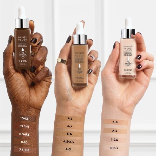 (2 pack) True Match Serum Foundation Makeup, 4.5-5.5 Rich Medium, 1 fl oz
