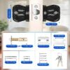 Smart Door Knob, Keyless Smart Door Lock Smart Deadbolt with App Control & Fingerprint & 2 Keys,Electronic Door Lock for Home, Apartment, Office,Bronze