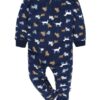 Baby and Toddler Neutral Microfleece Blanket Sleeper Pajamas, 3-Pack, Sizes 0/3M-5T