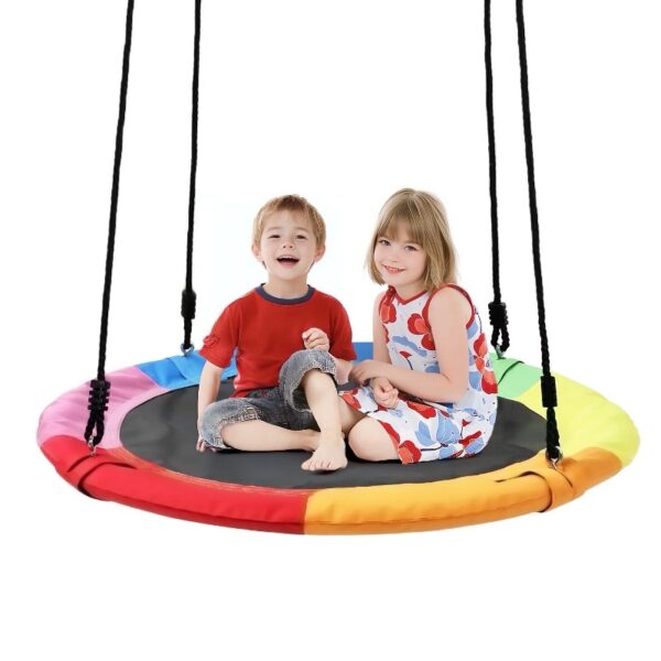 Tree Swing for Kids, 40'' Outdoor Swing Backyard Playground Outdoor Toys for 3 4 5 6 7 8 9 10 Year Old Girls Boys
