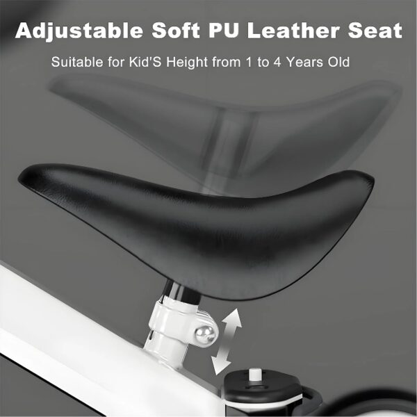 cab5c2552bdf432c9935b33100030035 Kids Tricycle, 5-in-1 Toddler Balance Bike with Removable Pedals, White Tricycles for Toddlers Kids 1-4 Years Old Boys Girls Birthday Gift, Baby Bike Infant Trike Toddler Bike