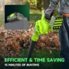 20V Cordless Leaf Blower, 120MPH Electric Blower with 1 Batteries & Charger, Lightweight Yard Tools for Lawn Care, Patio, Backyard, Garden, Grass Blower for Floor and Outdoor Use