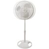 16” 3-Speed Adjustable Oscillating Pedestal Fan, Black, S16500 New