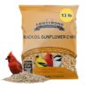 Wild Bird Food Black Oil Sunflower Chips, 13 Pounds - for Northern Cardinals, American Goldfinches and Black-Capped Chickadees - Ideal for Outside Feeders