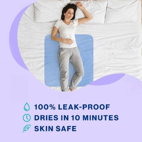 4 Pack 36” x 34” Extra Heavy Absorbency Washable Underpads, Waterproof Nursing Pads Incontinence Bed Pads, Reusable Washable Pee Pads for Dogs, Diaper Changing & Adults, Mattress Protector