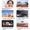 4K Foldable Mini Drone for Kids, Drone with Camera, Portable RC Quadcopter with Altitude Hold 3D Flips and Headless Mode Easy to Fly