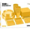 Exquisite 350 Piece Easter Plastic Disposable Party Plates & Dinnerware Combo Set