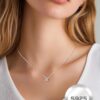 14K Yellow Gold Plated Initial Necklaces for Women Alphabet K Pendant Gold Letter Necklace in Sterling Silver Birthday Jewelry Gifts