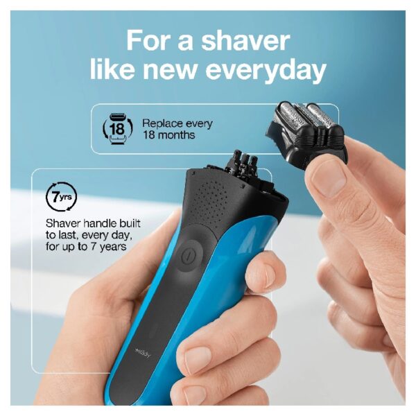 Series 3 Electric Razor for Men, Rechargeable Wet Dry Shaver, 310s