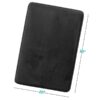 Nestl Set of 3 Absorbent Memory Foam Bath Mat Bathroom Rugs, Gray, Large 20