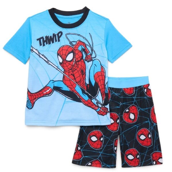 Teenage Mutant Ninja Turtles Boys Graphic Print Tee and Shorts Sleep Set, 2-Piece, Sizes 4-12