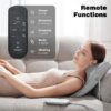 Boriwat Back and Neck Massager with Heat, 3D Deep Tissue Kneading, Shiatsu Back Massage Pillow for Mom Dad